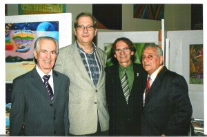 Ricardo Barradas,Reinaldo Silva,De Luna Freire e Mário Capelutto do Saber Cultural.